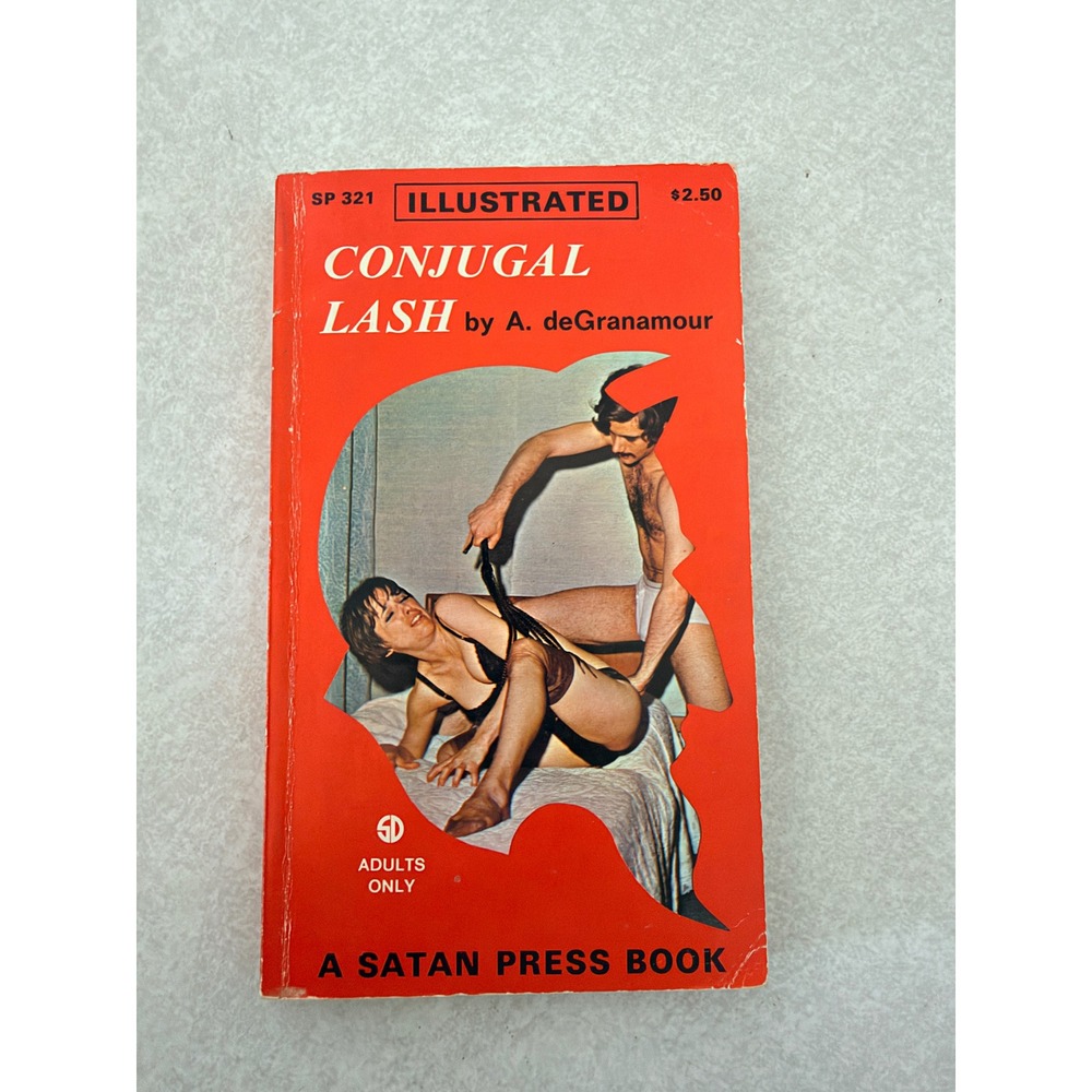 Vintage 1970 Conjugal Lash Jean Martinet Satan Press Illustrated SP 321 Book